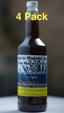 4 Pack (4 Bottles)Roasted Maguey Juice With Aloe/Jugo De Maguey Asado Con Sabila