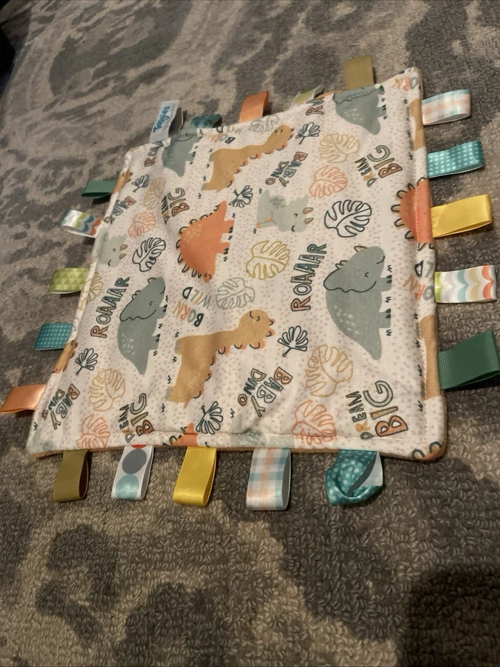 Taggies Blanket Lovey Dinosaurs dream Big Baby Toy - Image 4 of 4