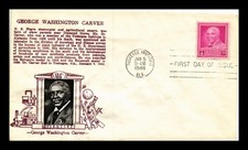 DR JIM STAMPS US COVER DR GEORGE WASHINGTON CARVER FDC SCOTT 953 CROSBY PHOTO
