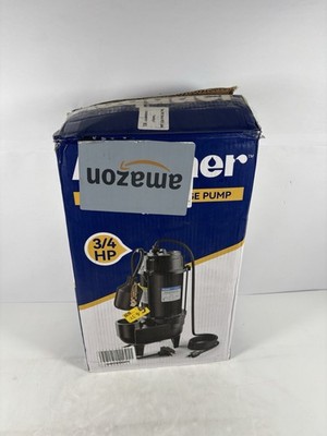 Acquaer Sewage Pump Submersible Water Pump with Automatic Float Switch