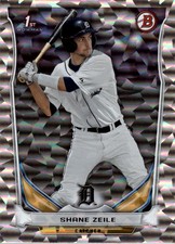 2014 Bowman Draft Silver Ice #DP132 Shane Zeile RC Rookie Card
