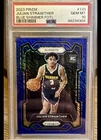 2023 Panini Prizm Basketball Blue Shimmer FOTL Julian Strawther #133 PSA 9