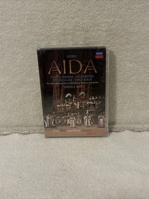 VERDI AIDA DANIELE GATTI -Decca DVD The Metropolitan Opera NEW SEALED FREE SHIP