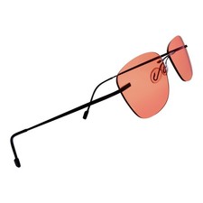 BRADDELL OPTICS FL-41 Rose Tinted Migraine Light Medium Small, Fl-41