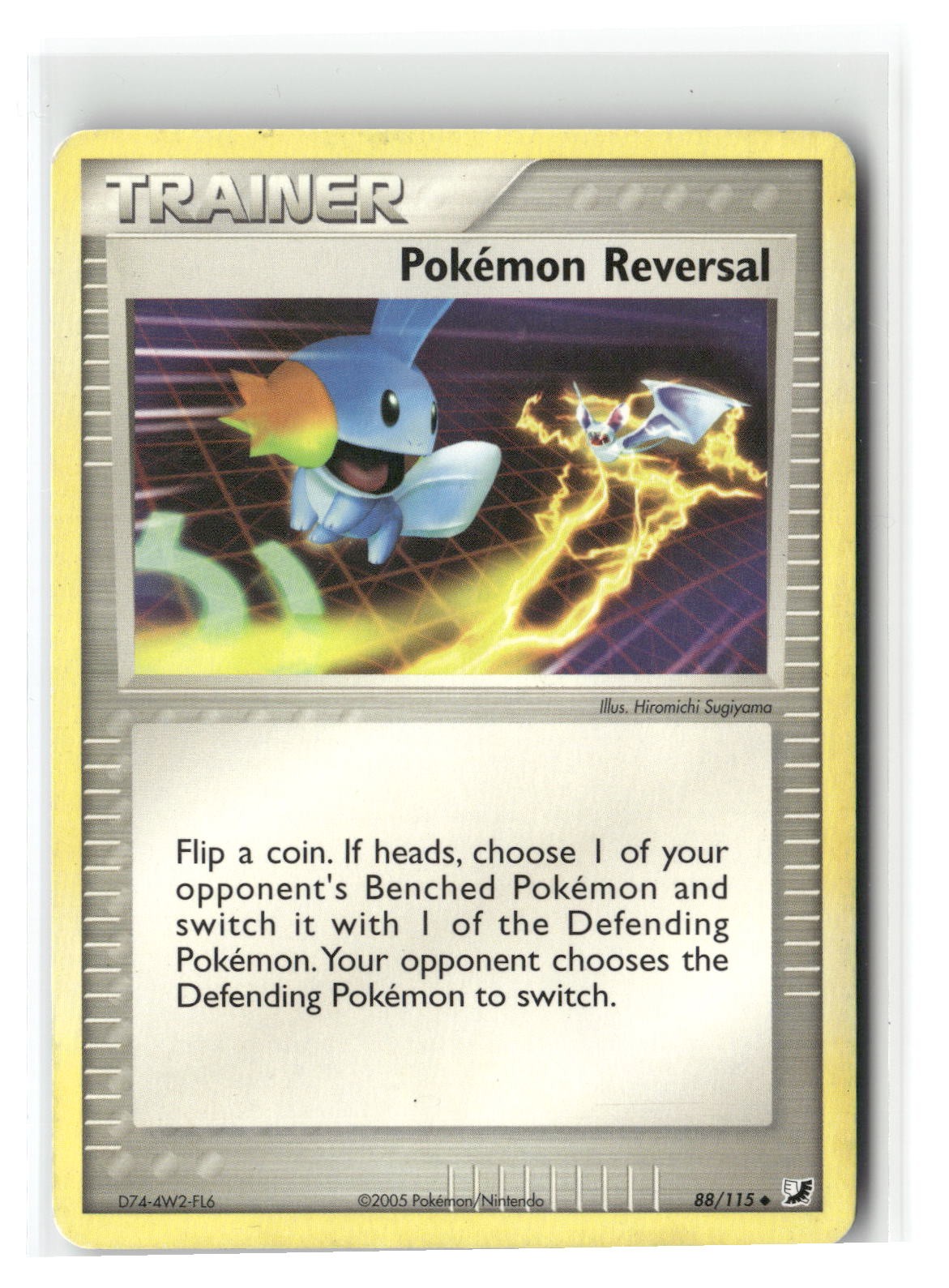 Pokemon Reversal Uncommon Unseen Forces 88/115 Pokemon Moderately Played