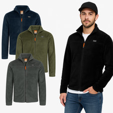 Geographical Norway Herren Teddy Fleecejacke Warm, Weich & Stylisch Winter Jacke