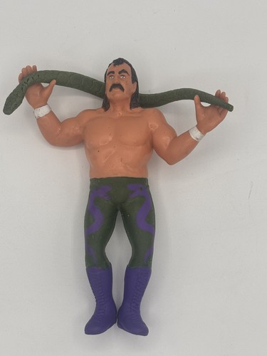 Jake The Snake Roberts w/Damian Excellent WWF WRES...