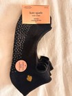 kate spade new york Women’s No-Show Non-Slip Socks 2 Pairs Black One Size — photo 1