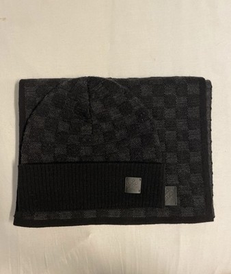 Louis Vuitton Beanie und Schal mit Rechnung und Box