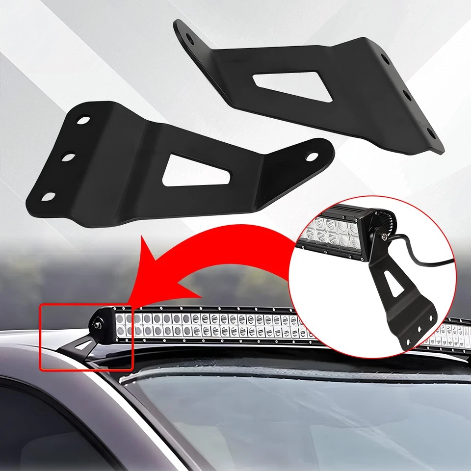 Barra de luz LED de techo de 52"" + soportes de cable para Chevy Silverado 1500 2500 3500 07-13 Foto 4 de 4