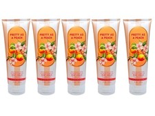 5 Bath Body Works PRETTY AS A PEACH Ultimate Hydration Body Cream Lotion 8 oz