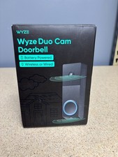 Wyze Wireless Duo Cam Doorbell, Battery, 2 Cameras, 2-Way Audio, Night Vision