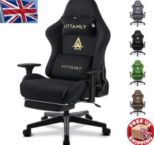 Reclining Gaming Chair with Footrest - Ergonomic High Back Office Computer Chair