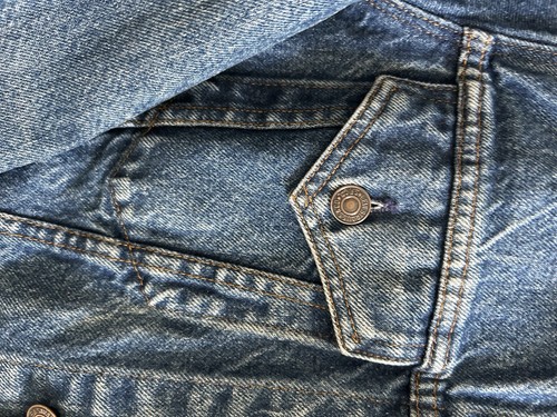 Rare Vintage LEVI’S STRAUSS & CO 70704 0216 Denim Jean Jacket 80s 90s Youth 20 - Picture 5 of 10