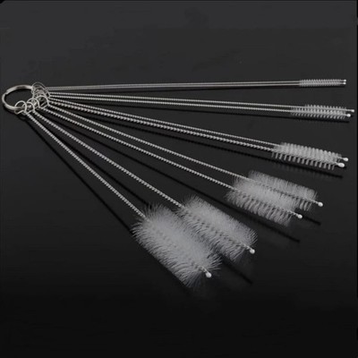 10pcs Bottle Cleaning Brush Set Multifunction Reusable Straw Cleaner Brushes