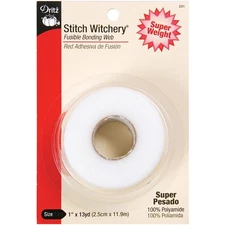 Dritz 231 Stitch Witchery Fusible Bonding Web Super Weight-1"X13yd