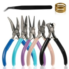 5 Piece Jewelry Pliers Set, Jewelry Making Tools for Jewelry 5 A