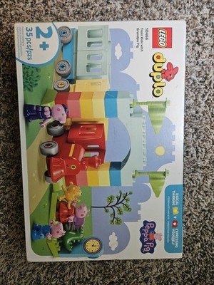 LEGO DUPLO Peppa Pig 10466 Train Trip w/ Grandpa Pig 35 pcs Age 2+ Gift For