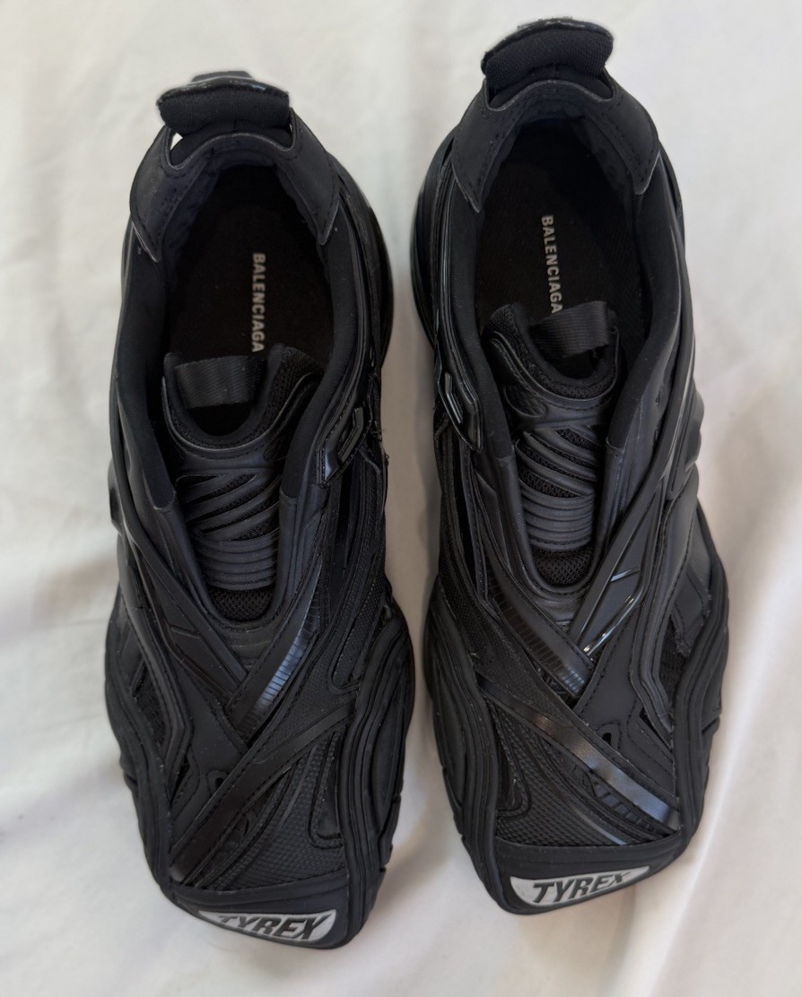 Size 9- Balenciaga Tyrex Low Black | eBay