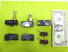 7 Mixed lot roller lever micro switch Honeywell Cherry microswitch