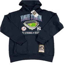 Mitchell  Ness New York Yankees MLB Stadium Hoodie In Navy Size XL SWEATSHIRT
