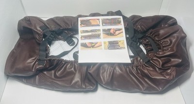 NOKINS Golf Cart Diamond Seat Covers Kit, Fits EZGO TXT Premium Front Seat