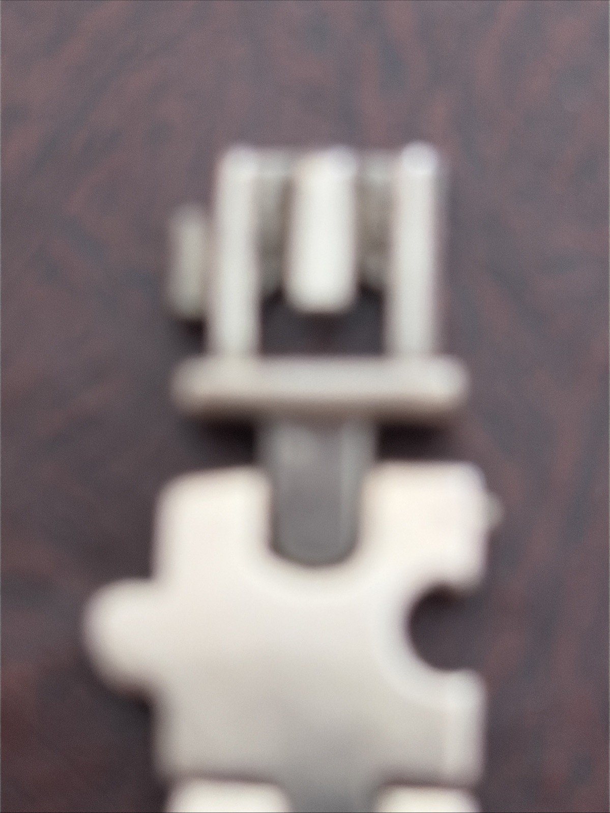 Real Solid 925 Sterling Silver Flat Puzzle Piece … - image 7