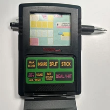 Caesars Palace Blackjack & Poker Game 1993 by Tiger - Handheld Electronic Works