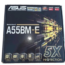 ASUS A55BM-E FM2+ Motherboard Bundle AMD A4-4000 CPU 4GB DDR3 RAM Cooler Boxed