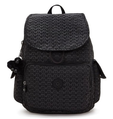 kipling Basic Plus City Pack Backpack L Rucksack Rucksack Signature Emb schwarz