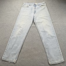Vtg Levi  s 550 Relaxed Fit Jeans Men  s 36x30 Light Wash 90s USA Made Denim