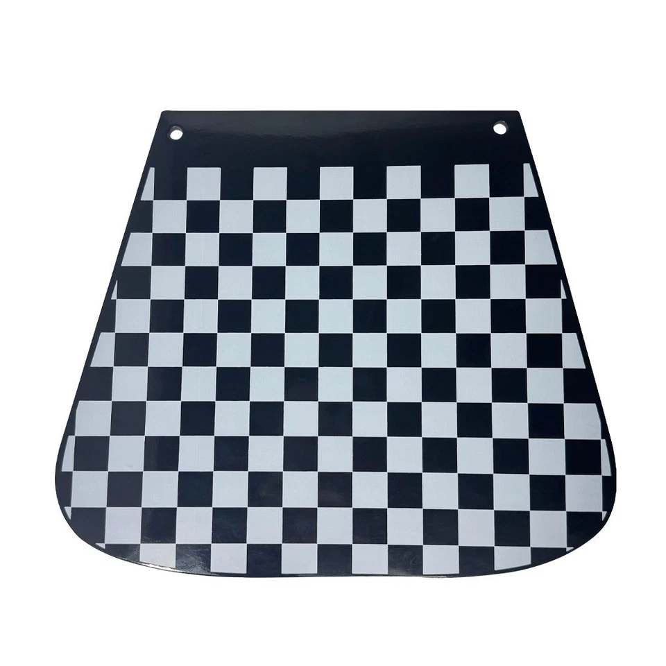 bavette scooter vespa à damier universelle - Photo 2/3