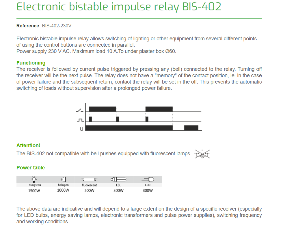 Finder 13.11.8.230.0000 - Relè Bistabile Con Reset 230VAC - Foto 6