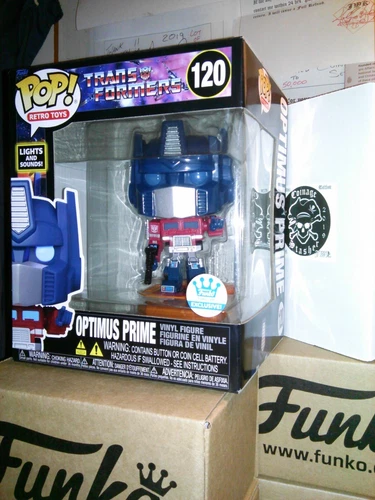 Funko Pop! Lights and Sounds OPTIMUS PRIME 120 *NEW* MINT/NM (Transformers)