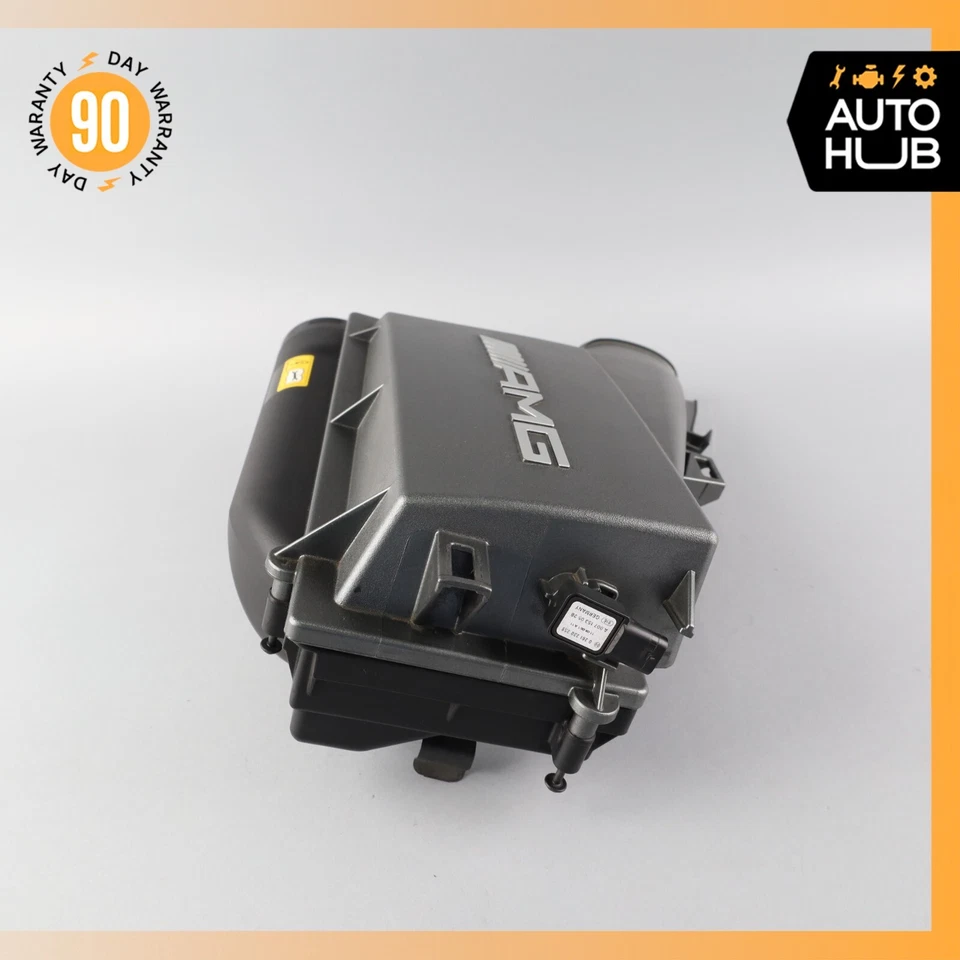 11-19 Mercedes W221 S63 SL63 ML63 AMG conductor izquierdo caja limpiador de admisión de aire OEM Foto 3 de 4