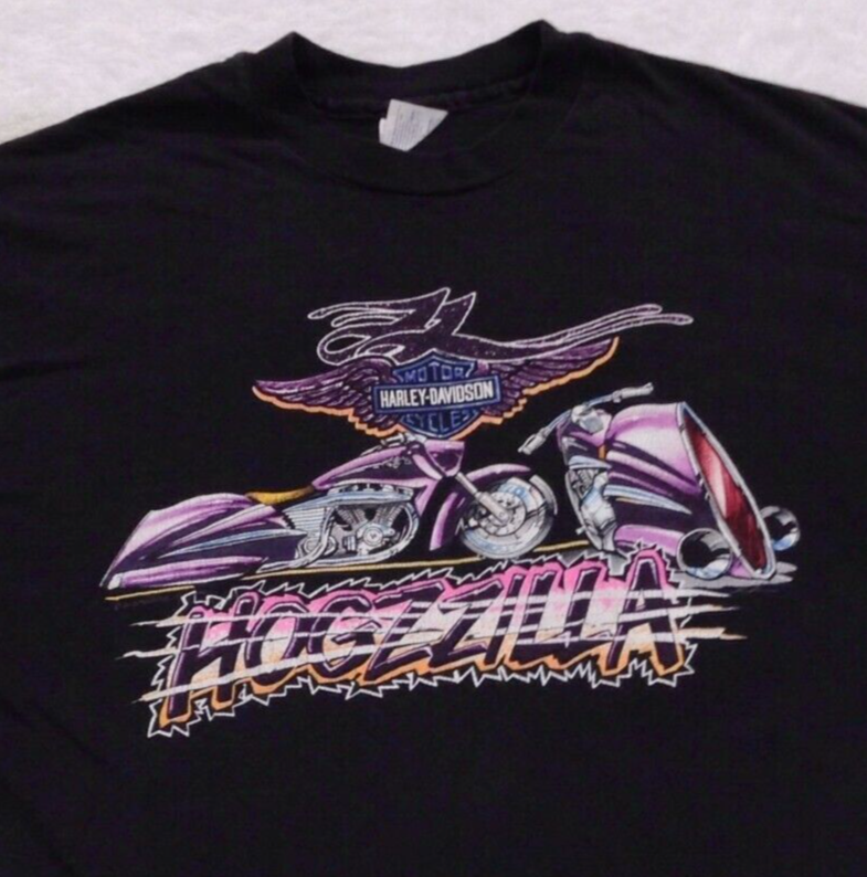 90s Harley-Davidson TシャツOrleans Two-Face 90s Harley-Davidson TシャツOrleans Two-Face