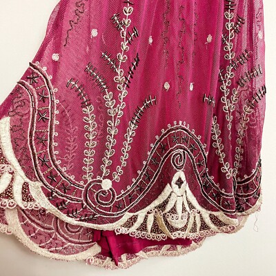 Rare Free People Notting Hill Embroidered Beaded Flapper