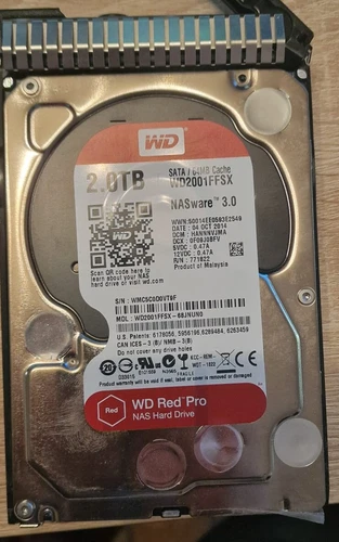 Western Digital Red Pro 2TB WD2001FFSX 7200 RPM 64MB SATA III 3.5 " Pouces