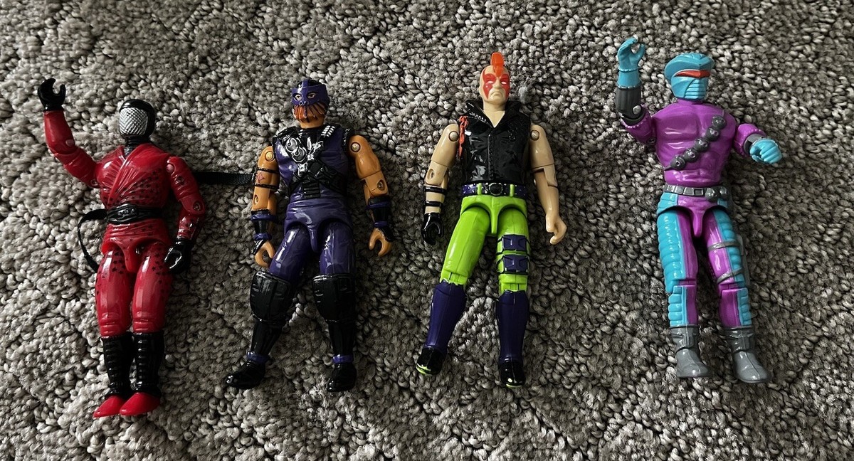 1992 GI JOE ARAH NINJA FORCE LOT SLICE DICE NUNCHUCK T'JBANG 1992 GI JOE ARAH NINJA FORCE LOT SLICE DICE NUNCHUCK T'JBANG
