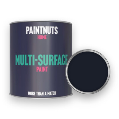 Mehrflächenlack wetterfest RAL-5004 schwarz blau alle Ausführungen - 250ml Dose