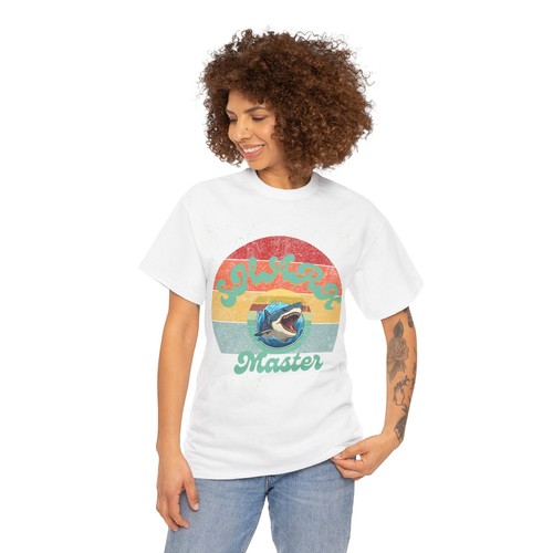 Shark Master Retro T-Shirt: Bold Vintage Design with Retro Colors - Picture 5 of 23