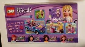 LEGO Friends 3183 + 3930 Stephanie's Cool Convertible and Outdoor Bakery New LOT