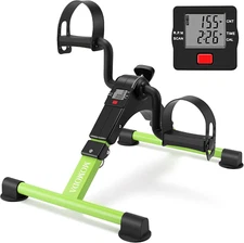 under Desk Bike Pedal Exerciser Mini Bike for Leg/Arm Pedal Exerciser Foldable P