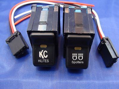 2 Rocker Switches KC LIGHTS / SPOTTERS LIGHTS TJ Wrangler LIFE TIME WARRANTY New