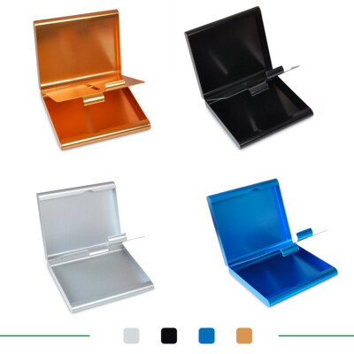 flip open cigarette case Portable Clamshell Cigarette Case Aluminum 20ocs Cigarette