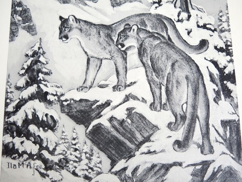 Ila McAfee "Alert" Signed Lithograph on Paper - Picture 5 of 5
