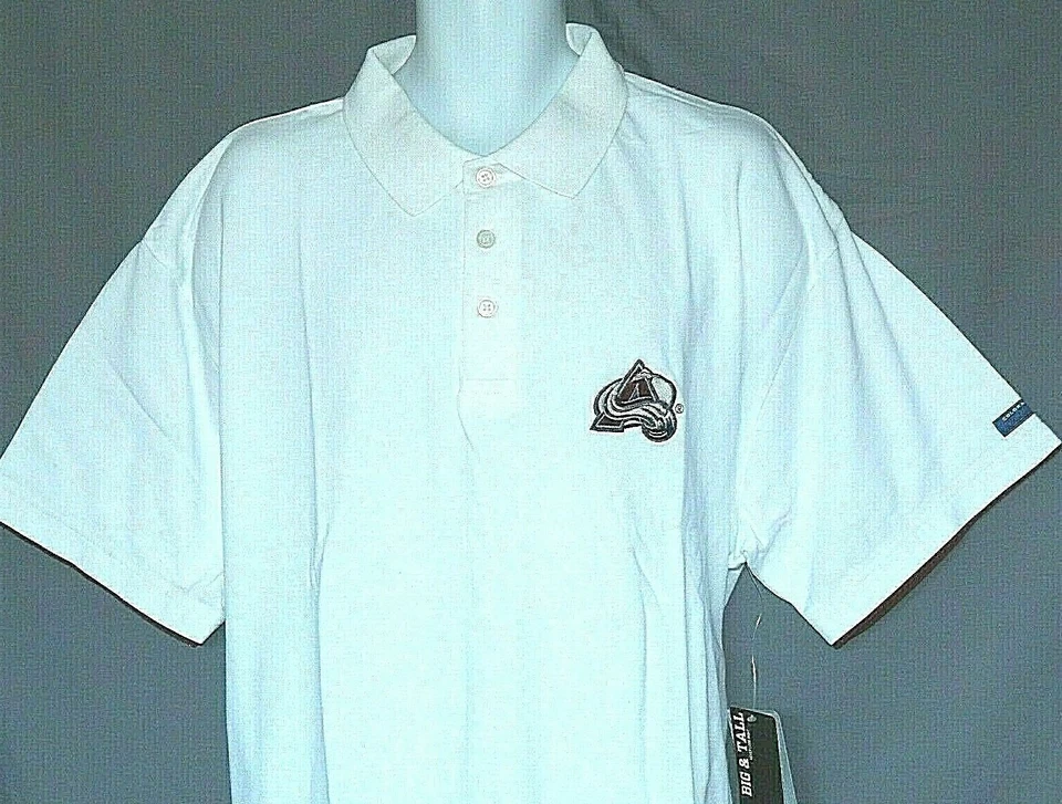 Colorado Avalanche Shirt Big Mens Xlt 2xl 2xt 3xl 3xt 4xl 5xl 6xl New Polo Tall - Image 2 of 4