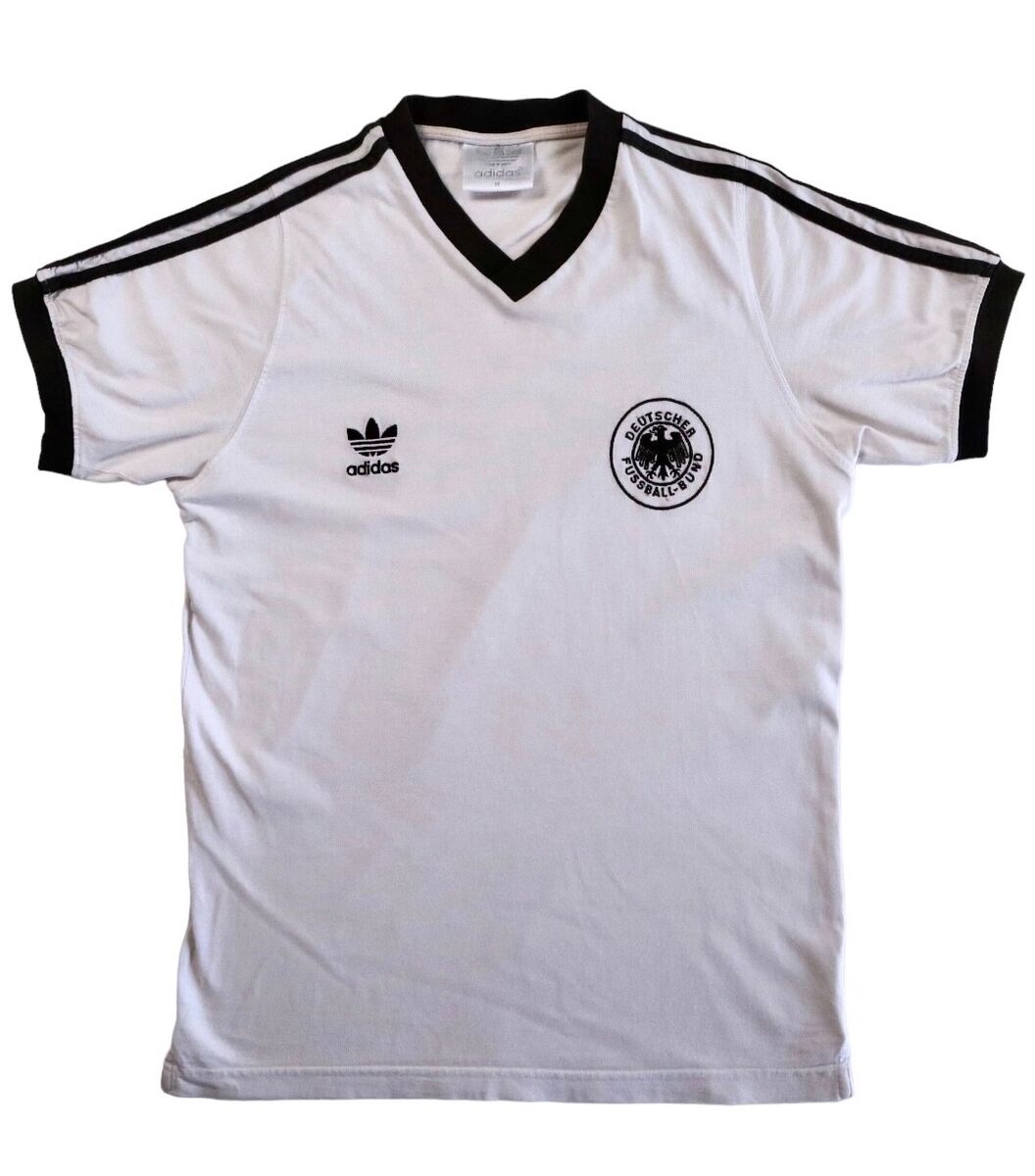 West Germany 80s Adidas Reissue Football Shirt M Mens West Germany 80s Adidas Reissue Football Shirt M Mens
