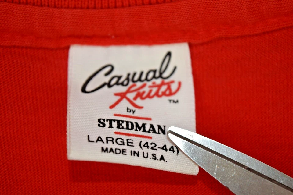 Vintage polo Shirt Stedman Size S/M 80s 108th Army Band European Tour 85 - Image 4 of 4