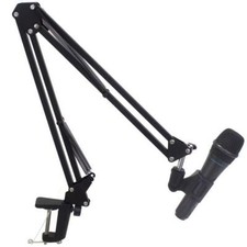Technical Pro Microphone Suspension, Height Adjustable Crane Arm and Mic Holder